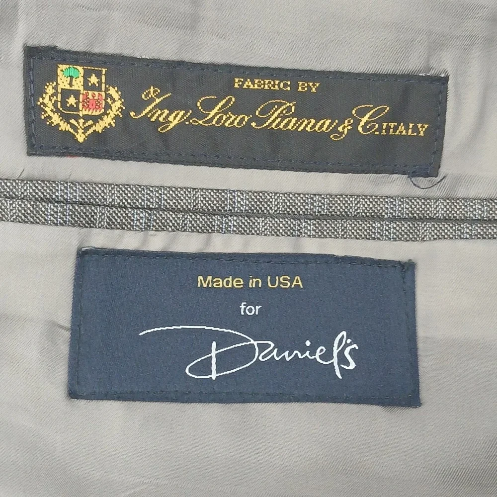 Hart Schaffner Marx Loro Piana 40R Mens Blazer 20x31‎ Sport Coat Beige